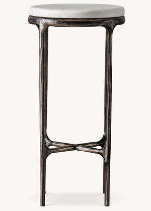 Thadeus Marble Round Side Table For living Room