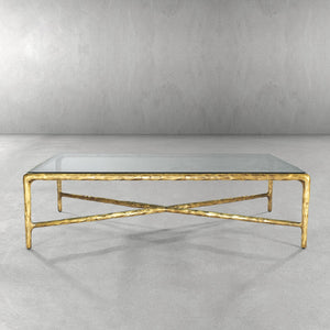 Thaddeus Glass Rectangular Coffee Table