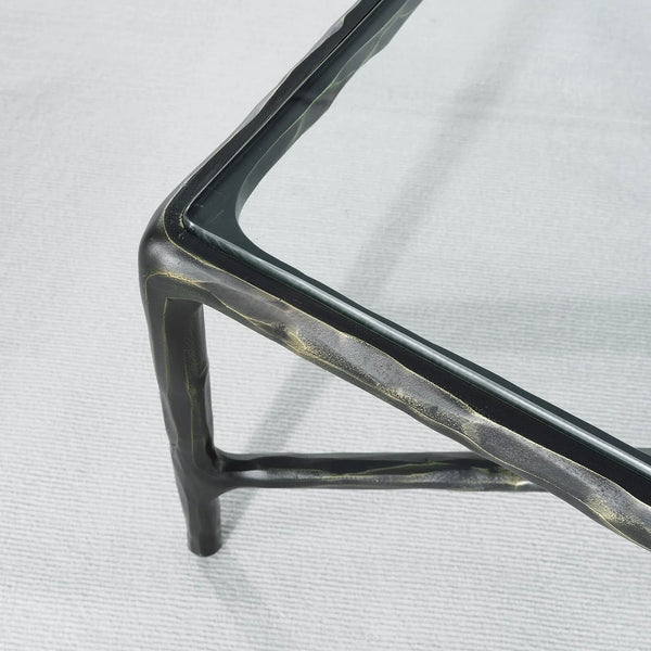 Thaddique Glass Rectangular Coffee Table