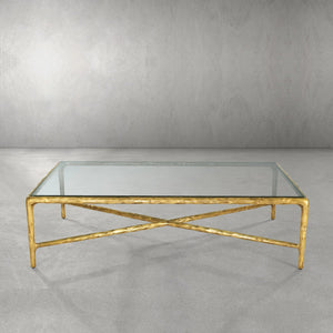 Thaddique Glass Rectangular Coffee Table