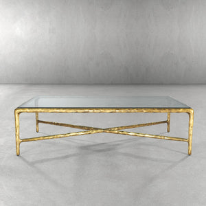Thaddique Glass Rectangular Coffee Table