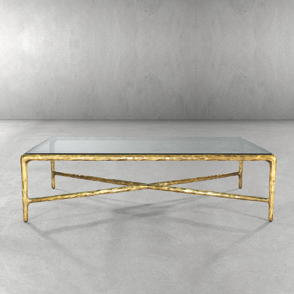 Thaddique Glass Rectangular Coffee Table