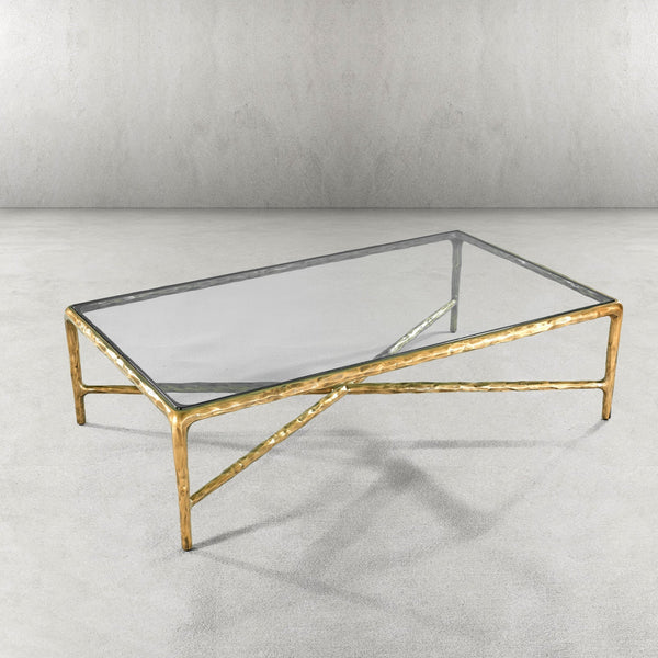 Thaddique Glass Rectangular Coffee Table