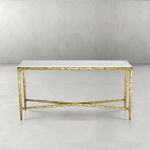 Thaddique Marble Console Table 60"/70"W