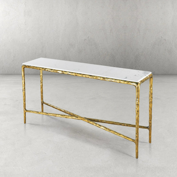 Thaddique Marble Console Table 60"/70"W