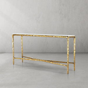 Thaddique Marble Console Table 60"/70"W