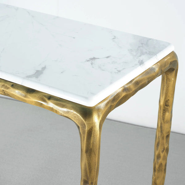 Thaddique Marble Console Table 60"/70"W