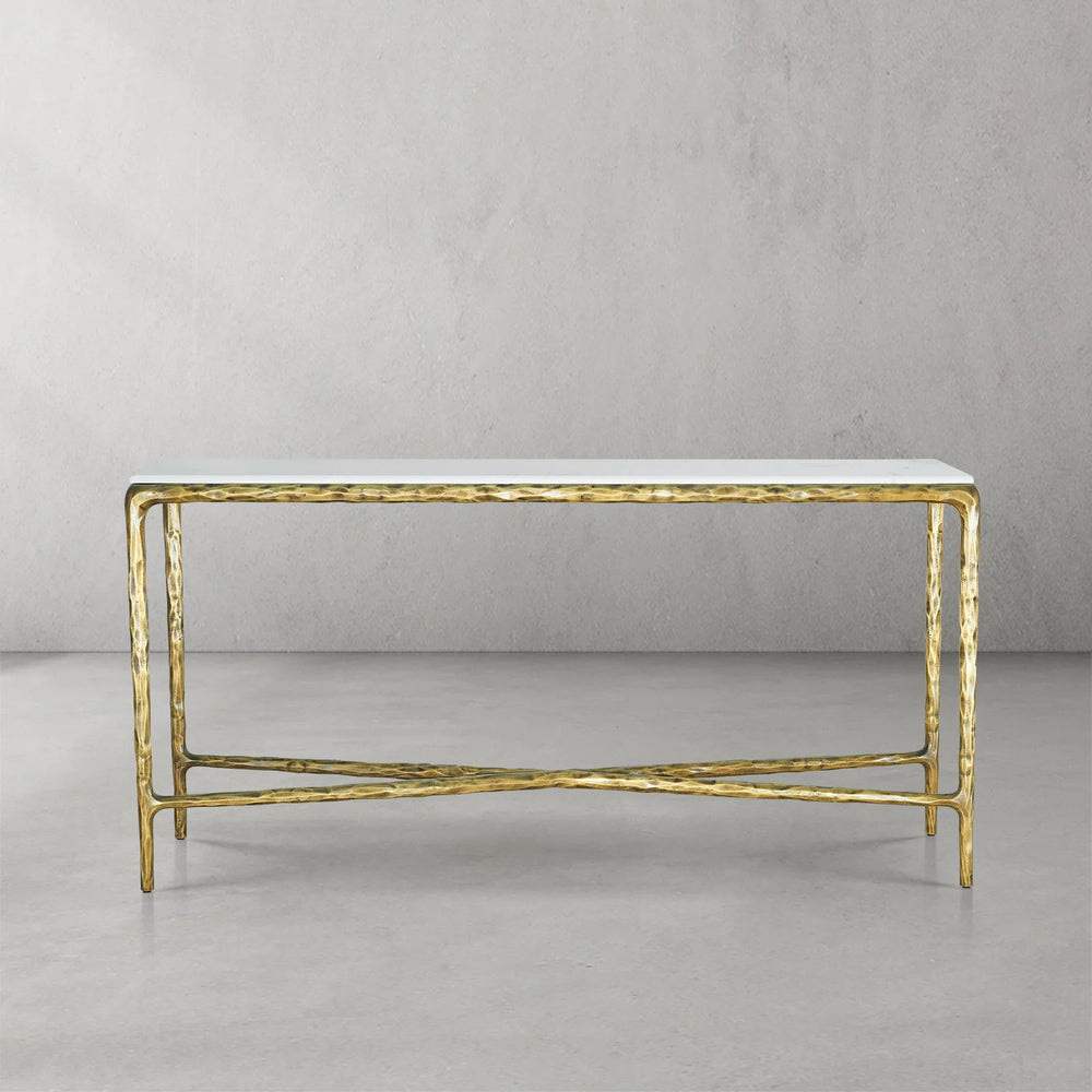 Thaddique Marble Console Table 60"/70"W