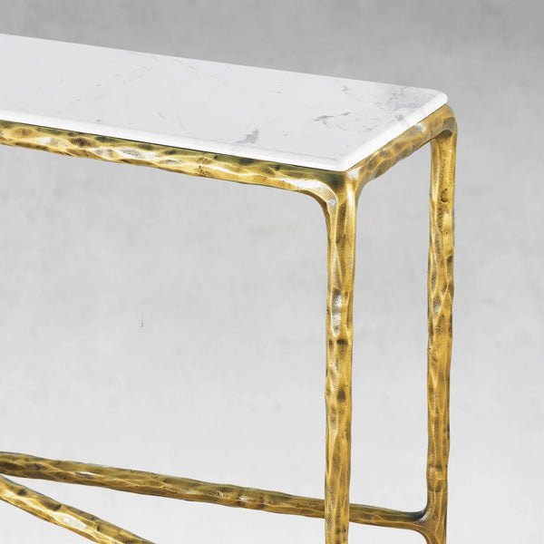 Thaddique Marble Console Table 60"/70"W