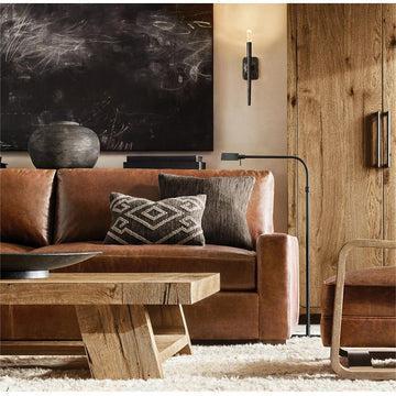 Elegant Forged Grand Sconce: Tall 36-Inch Modern Wall Light Fixture