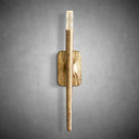 Elegant Forged Brass Bronze Pewter Wall Sconce - Modern LED Lighting