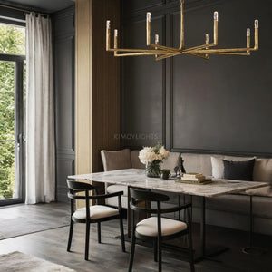 Thadeus Round Living Room Chandelier 60”