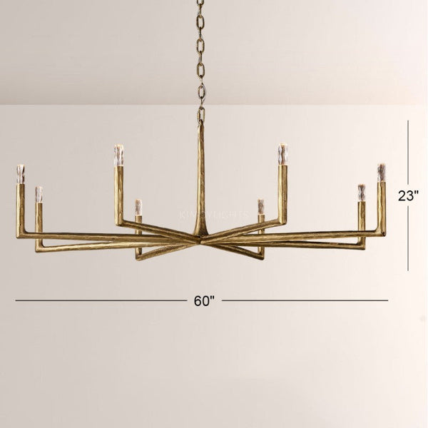 Thadeus Round Living Room Chandelier 60”