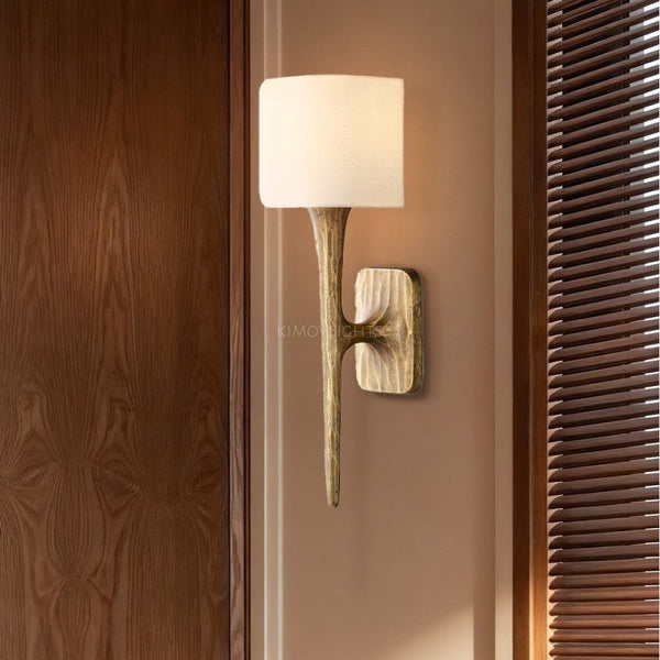 Thadeus Shaded Bedroom Wall Sconce