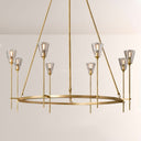 Torcha Round Chandelier 46"