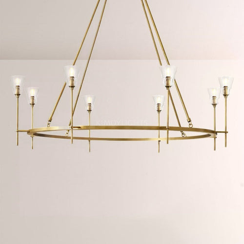 Torcha Round Chandelier 58"