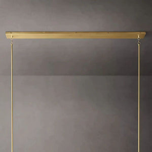 Pauille Glass Linear Chandelier 60"