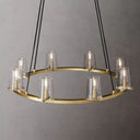 Pauille Glass Round Chandelier 36"