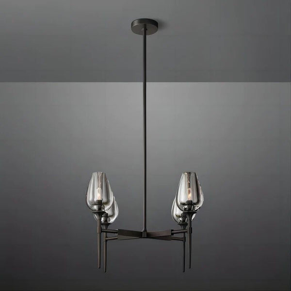 Tulip Round Chandelier 27''