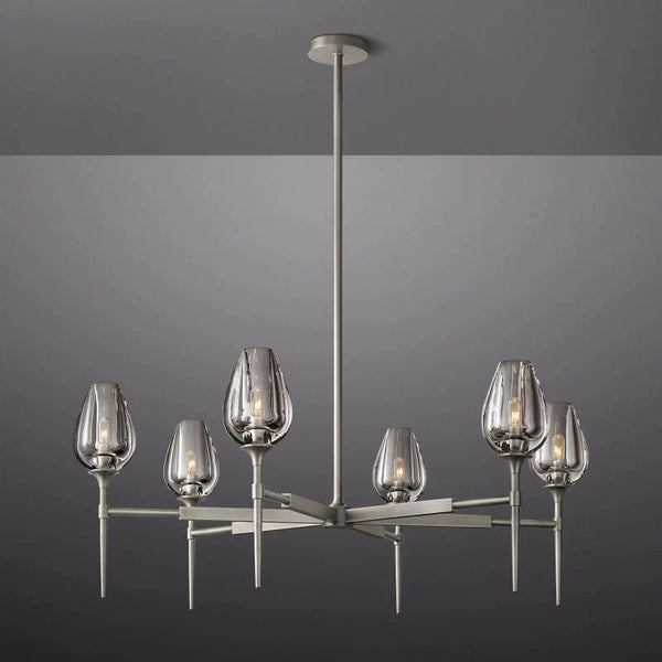 Tulip Round Chandelier 42''