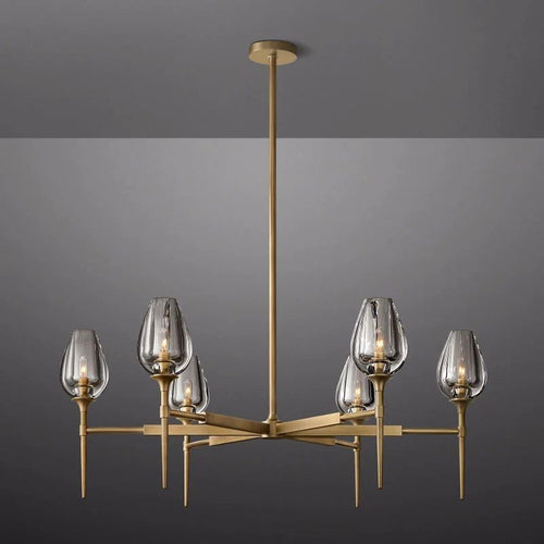 Tulip Round Chandelier 42''