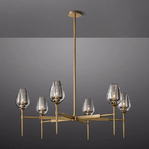 Tulip Round Chandelier 42''