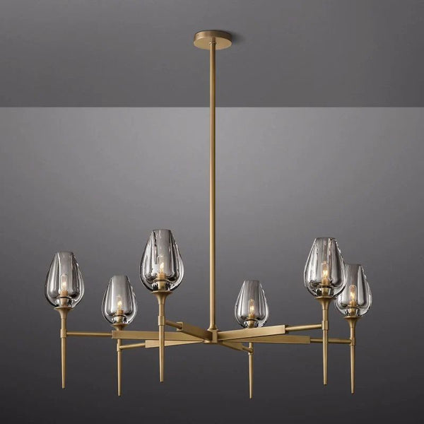 Tulip Round Chandelier 42''
