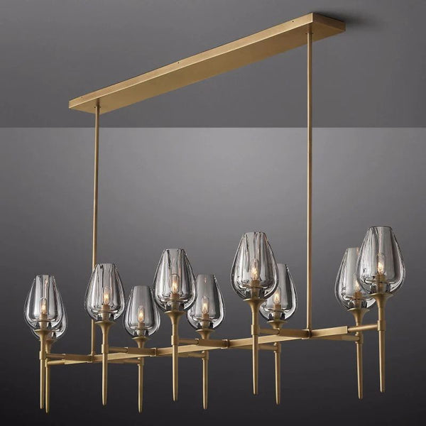 Tulip Linear Chandelier 65''