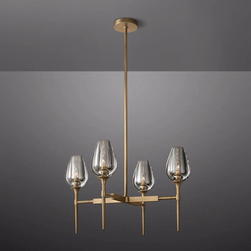 Tulip Round Chandelier 27''