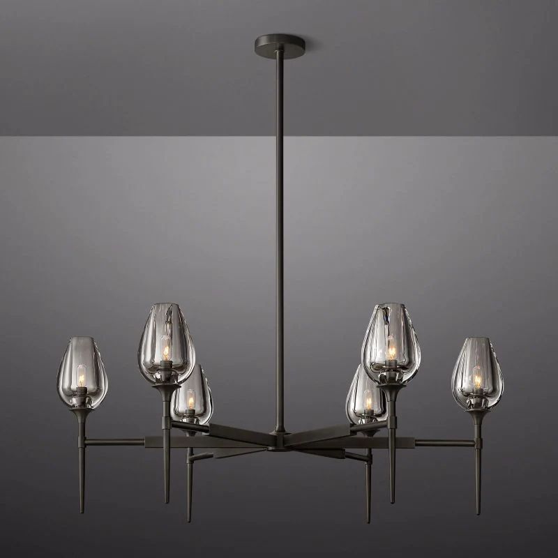 Tulip Round Chandelier 42''