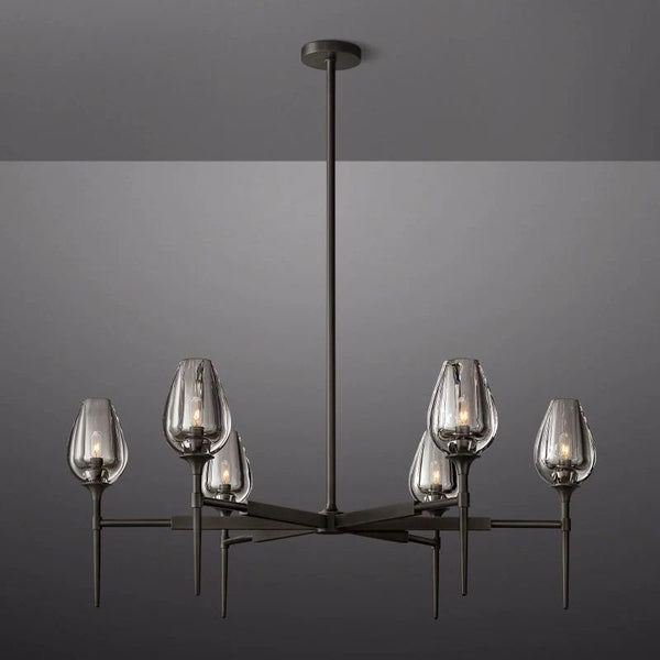 Tulip Round Chandelier 42''