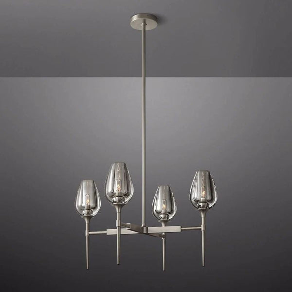 Tulip Round Chandelier 27''