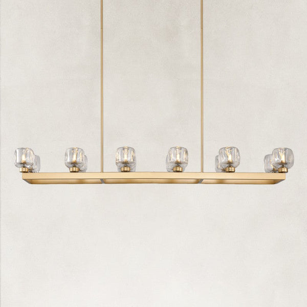 Vellu Rectangular Chandelier 59"W