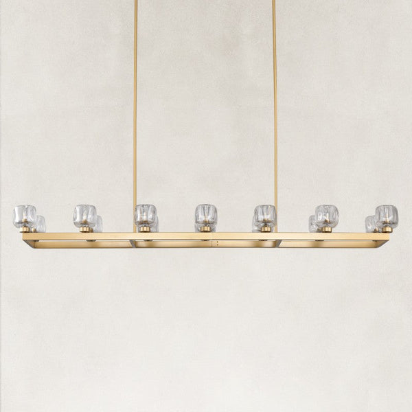 Vellu Rectangular Chandelier 68"W