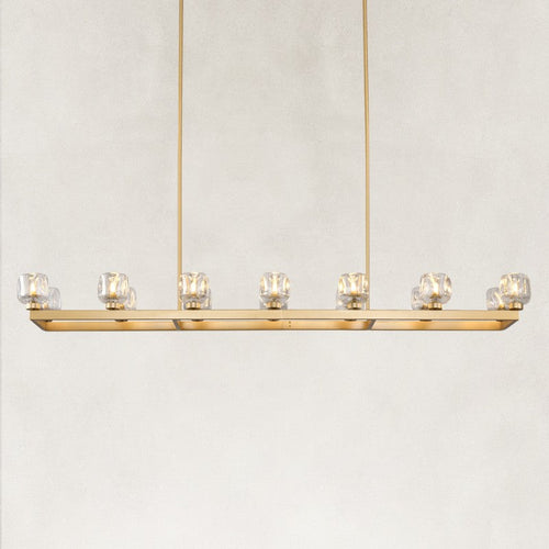 Vellu Rectangular Chandelier 68"W