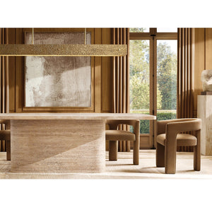 Vitolor Carved Rectangular Dining Table