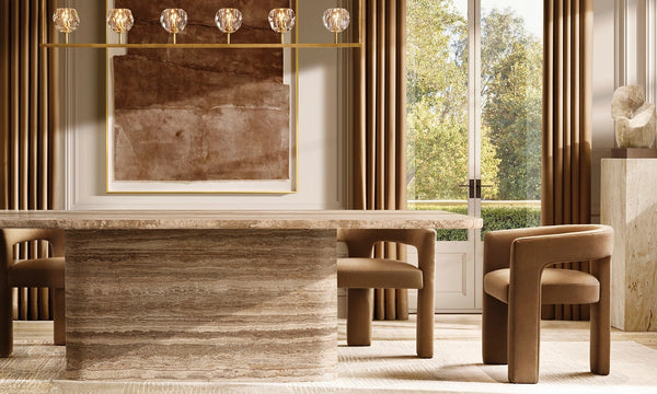 Vitolor Carved Rectangular Dining Table