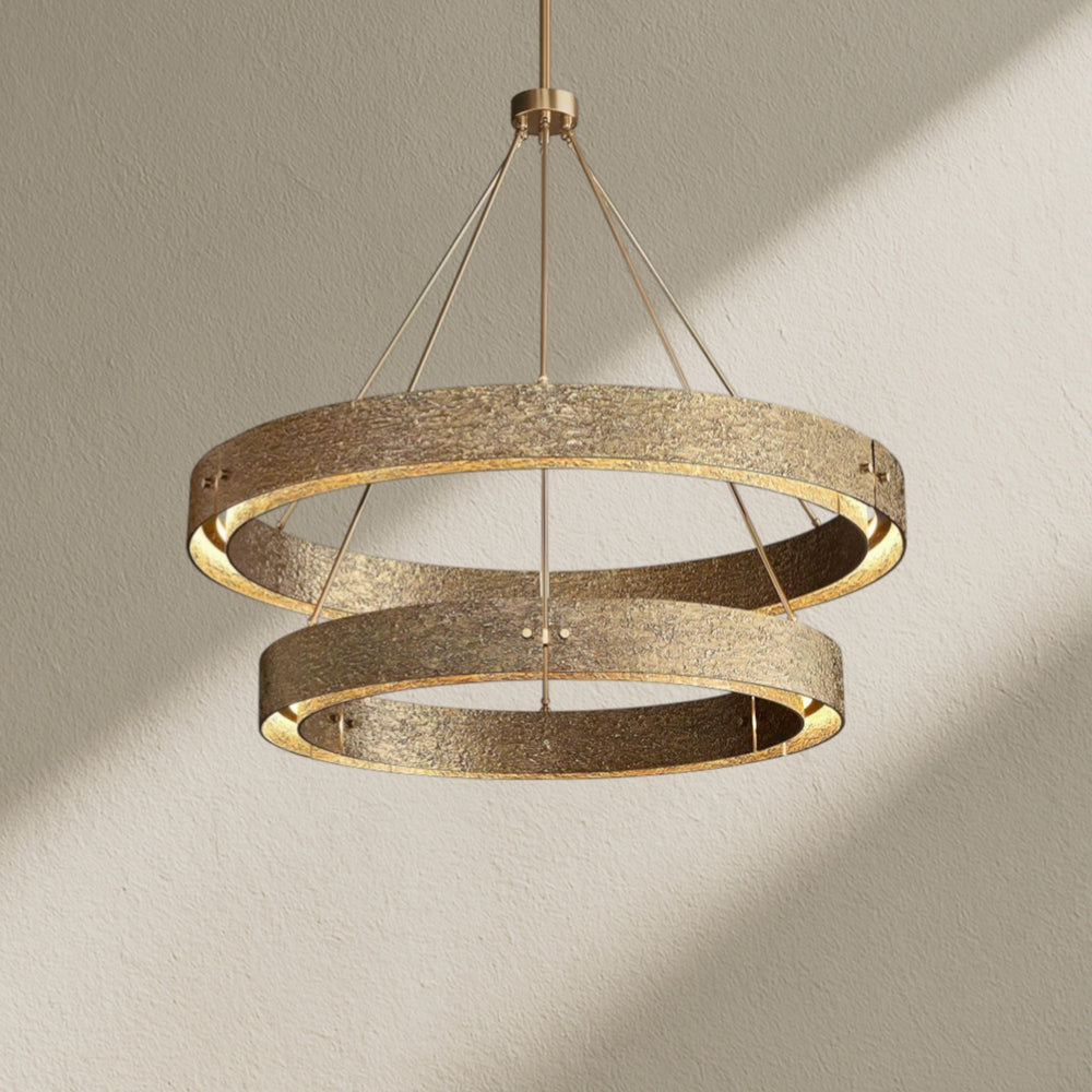 Vouvray Two-Tier Round Chandelier
