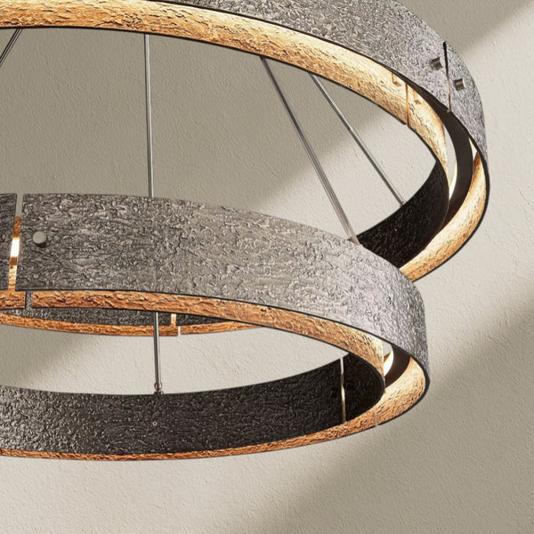Vouvray Two-Tier Round Chandelier
