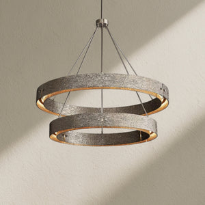 Vouvray Two-Tier Round Chandelier