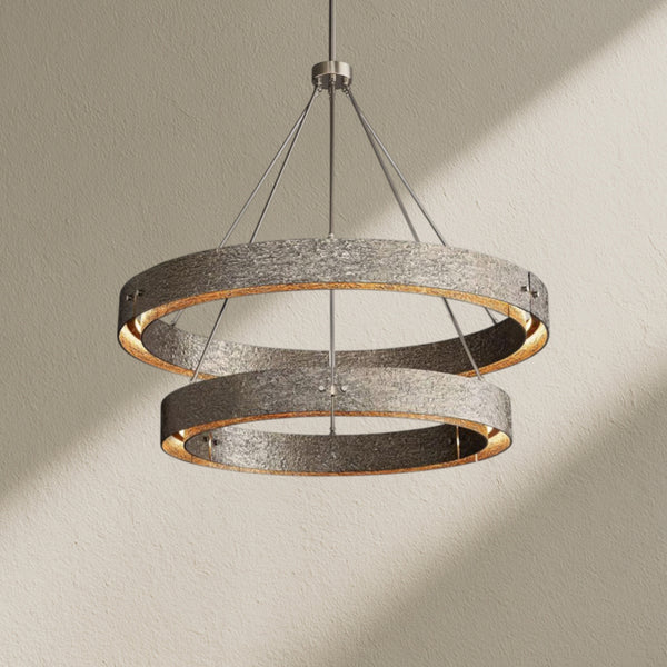 Vouvray Two-Tier Round Chandelier