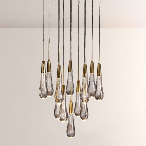 Waterdrop Round Chandelier