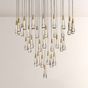 Waterdrop Round Chandelier