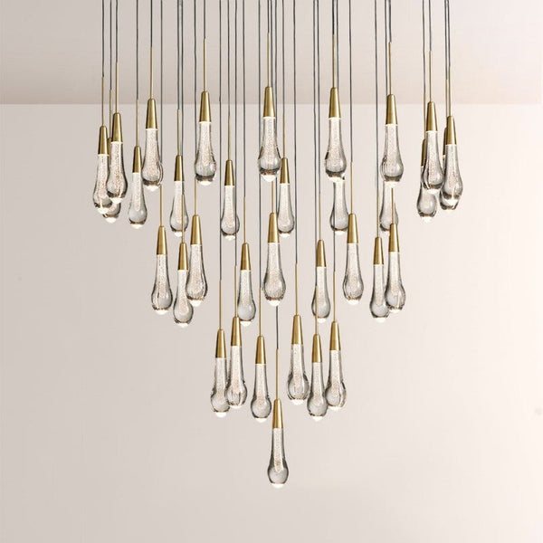 Waterdrop Round Chandelier