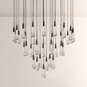 Waterdrop Round Chandelier