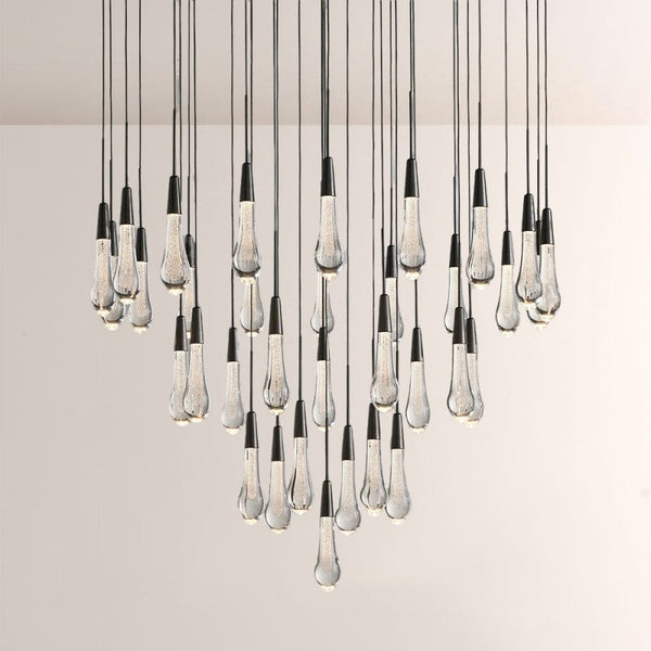 Waterdrop Round Chandelier