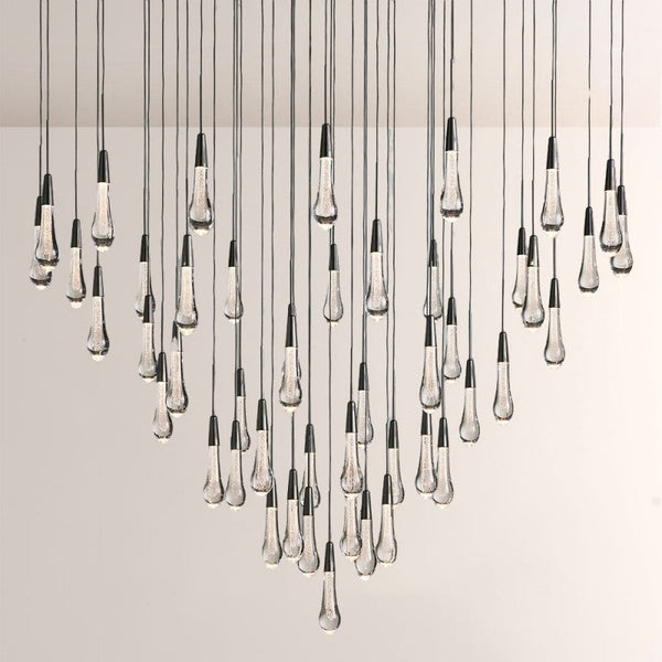 Waterdrop Round Chandelier