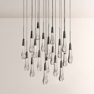 Waterdrop Round Chandelier