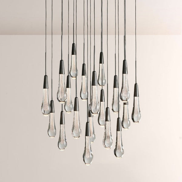 Waterdrop Round Chandelier