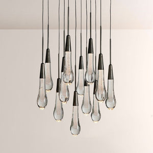 Waterdrop Round Chandelier